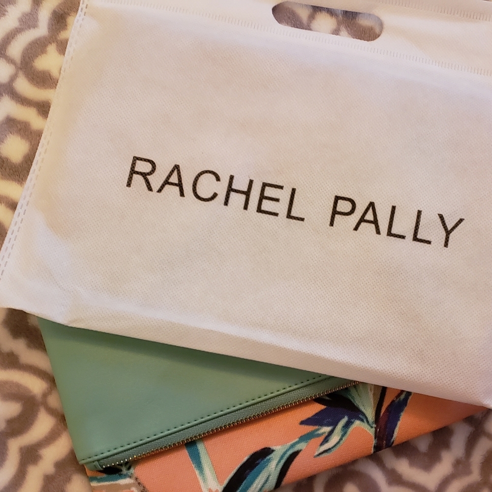 Rachel Pally palm tree envelope clutch